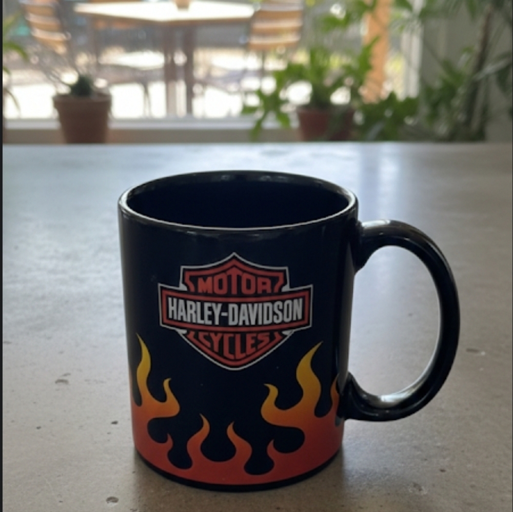 Like New Harley Davidson Coffee Fire Mug